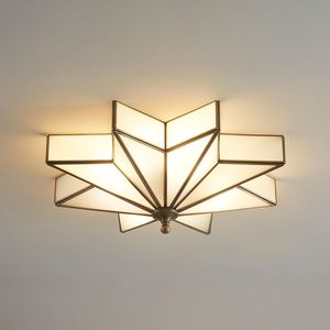 Lámpara de Techo Redonda Geométrica de Hierro Forjado, Estilo Art Deco Moderno, para Decoración de Interiores de Sala de Estar, Marca Nyxora Atelier - Product Image 3