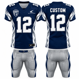 Camiseta de Fútbol Americano Personalizada Blackthorn para Hombre, Cuello en V, Malla Sublimada, 100% Poliéster, Absorbe la Humedad, Manga Corta, Adulto - Product Image 3
