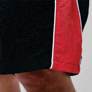Shorts de plage décontractés en coton pour hommes, respirants, à séchage rapide, légers, avec cordon de serrage, couleur unie - Product Image 6