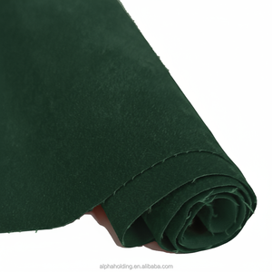 Tissu floqué en rayonne tissée à poils ras, 54 pouces, 70Y, pour emballage de bijoux, PP74-83, vert foncé - Product Image 1