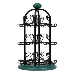 Creative Handcrafted Iron Metal Round Shaped Black Finished <b>Storage</b> Shelve glass, spice rack for Home <b>Kitchen</b> <b>Storage</b> - Product Image 1