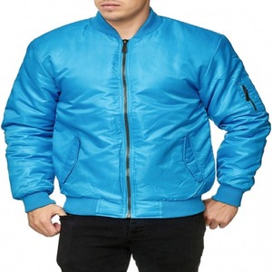 Chaqueta Bomber Lisa para Hombre – Chaqueta Casual Minimalista con Cierre Frontal, Estilo Urbano, Cortavientos con Cierre - Product Image 3