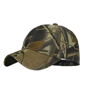 Casquette de baseball 5 panneaux camouflage personnalisée unisexe respirante imperméable en velours côtelé pour activités de plein air et chasse OEM - Product Image 1