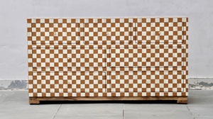 Bone Inlay Handmade Wooden <b>Sideboard</b> Cabinet with Modern Design Eco-Friendly <b>Storage</b> for Living Room Hotels & Schools - Product Image 3