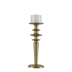 เชิงเทียนเคลือบทองขายดีที่สุดสำหรับตกแต่งบ้าน ที่วางเทียนคุณภาพสูง ผลิตจากอะลูมิเนียมหล่อขึ้นรูป งานแฮนด์เมดสั่งทำได้ - Product Image 2