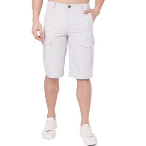 Premium High-quality Durable Cotton Casual Cargo Shorts for Men with Multiple Pockets Breathable Quick Dry Drawstring Closure - Product Image 1