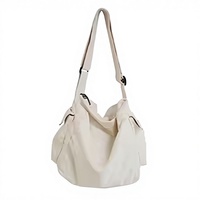 Tas Tote Messenger Wanita Katun Bohemian Geometris Kustom Berkualitas Tinggi |   Tas Bahu Ukuran Sedang dengan Penutup Ritsleting untuk Musim Semi
