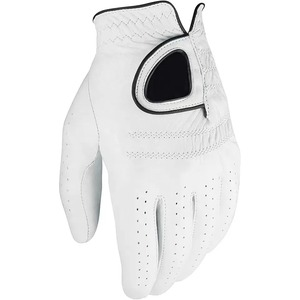 Anti <b>Slip</b> OEM Man Ladies Outdoor Sport Washable Multi Size White PU Mesh Fabric Silicone Right Left Hand <b>Full</b> Finger Golf Gloves - Product Image 6