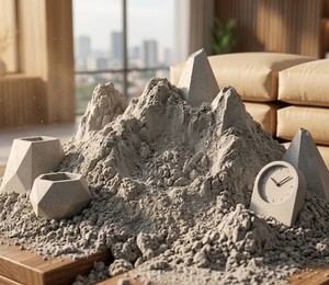 Cemento de silicato gris en polvo ASTM C150, cemento Portland de venta caliente, cemento con embalaje personalizado, cemento para construcción - Product Image 1