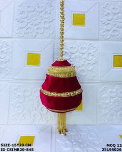 Craftstages International - Bolso de Mano de Metal Hecho a Mano, Bolso de Noche Elegante para Boda, con Diseño de Corazón de Perlas, Forro de Satén, Cierre de Solapa - Product Image 2