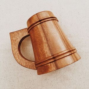 Taza de Madera Hecha a Mano, Sostenible, para Servir Bebidas, Vajilla Ecológica - Product Image 4