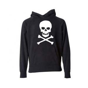 Sudadera térmica de invierno para hombre con cremallera completa, 100% algodón, corte holgado, con estampado personalizado, bordado y pedrería, efecto lavado a la piedra. - Product Image 3