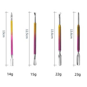 ANAAIF - Empujador de Cutículas Profesional de Doble Cabeza Curva de Acero Inoxidable, Cuchara para Uñas, Raspador, Cortaúñas para Uso en Dedos - Product Image 4