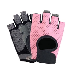 Gants de sport Geo Brothers pour la musculation, respirants, légers, en vinyle, demi-doigts, à enfiler, personnalisables pour hommes et femmes - Product Image 1