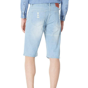 Acid Wash Denim Jorts Unisex Streetwear Baggy Fit Vintage 100 Cotton Custom Print Logo <b>Shorts</b> Supplier - Product Image 2