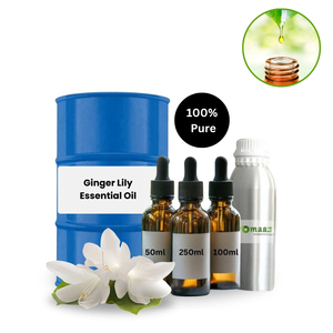 Huile essentielle de gingembre et de lys Aromaaz International, 100% pure, pressée à froid, anti-âge, parfum floral, huile de gingembre et de lys pour tous types de peau - Product Image 3