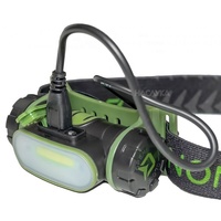 Linterna frontal recargable por USB