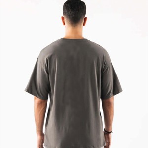 เสื้อยืดโอเวอร์ไซส์ผู้ชายรุ่นใหม่ล่าสุด OEM ผ้าฝ้าย 100% แขนสั้น สไตล์ลำลอง ราคาถูก - Product Image 1