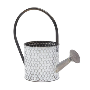 Regadera Decorativa de Metal Dorado Antiguo, Recubierta de Rojo, Fácil de Verter Agua, para Interiores y Exteriores - Product Image 3