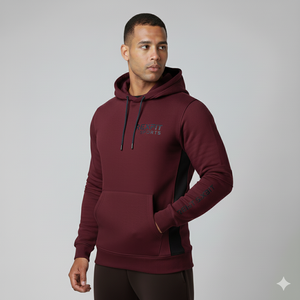 Sweat-shirts chauds pour hommes avec fermeture éclair, 100 % coton, brodés, élégants, épais, doublure intérieure en polaire confortable, vente en gros pour l'hiver - Product Image 6