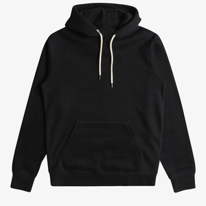 Women's Black Hooded Sweatshirt With <b>American</b> Flag Patch Left Sleeve Casual Autumn Wear 100 Cotton Knitted Fabric - Product Image 4