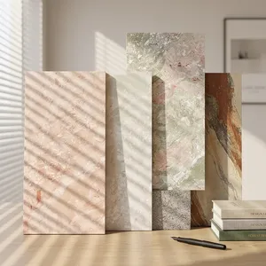 Carreaux de porcelaine modernes brillants, texture pierre syrienne multicolore, 600x1200, pour un look extra élégant - Product Image 3