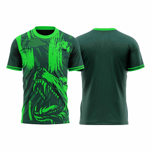 เสื้อแข่งอีสปอร์ตพิมพ์ลายพรีเมียม ทนทาน ระบายอากาศได้ดี แห้งเร็ว ผลิตจากโพลีเอสเตอร์ 100% จากโรงงาน - Product Image 4