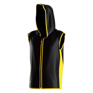 Fully Sublimated Custom Design Traditional Sleeveless Ring <b>Jacket</b> with Hood Satin Boxing Ring <b>Zip</b> <b>up</b> <b>Jacket</b> Fighter Hoodies - Product Image 1