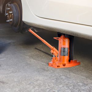 Cric hydraulique à talon de 5 tonnes avec hauteur de talon de 0,8 à 6,8 cm, capacité de levage supérieure de 10 tonnes, cric pour machine 11,3-17,3 T, cric pour voiture - Product Image 2