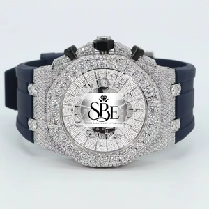 Montre en Moissanite Haut de Gamme en Promotion pour Soirées en Club et Style Célébrité, Disponible au Meilleur Prix - Product Image 1