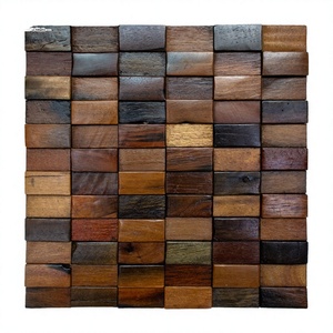 Nouvelle conception de mosaïque murale intérieure en marbre gris à texture ondulée européenne, mosaïque en métal bleu marine - Product Image 3