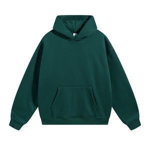 Sweat-shirt à capuche surdimensionné pour homme, 430 g/m², poids lourd, personnalisable pour logo imprimé en relief, couleur unie, 100 % coton - Product Image 4