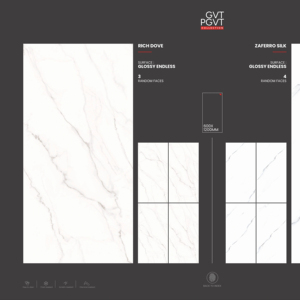 Azulejo de Porcelana de Alto Brillo, 24x48 Pulgadas, Gran Tamaño, Acabado Premium de Lujo, Diseño para Paredes y Pisos Interiores y Exteriores - Product Image 1