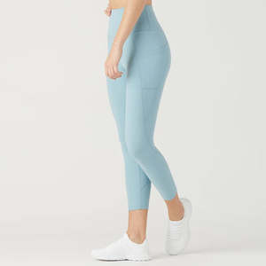Leggings de yoga personnalisés de haute qualité, écologiques, à séchage rapide pour femmes, vêtements de fitness Pilates, vêtements de sport pour la salle de sport, vente en gros - Product Image 4