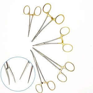 Ensemble de pinces chirurgicales en acier inoxydable de qualité allemande supérieure, pinces hémostatiques, instruments chirurgicaux manuels, kit certifié CE ISO - Product Image 2