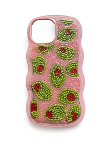 Funda para Teléfono con Bordado Decorativo de Cuentas, Acabado Premium, Elegante y Hecha a Mano con Cuentas de Semillas - Product Image 4