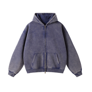 Wholesale Retail Boutique Hoodie Premium Custom Logo <b>Zip</b> Hoodies Low MOQ Supplier Service - Product Image 3