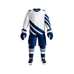 Nouvel ensemble d'uniformes de hockey sur glace personnalisés par sublimation pour club et équipe – Maillot et tenue de sport - Product Image 2