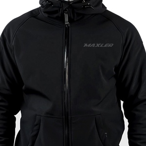 Blouson à capuche pour moto entièrement doublé de fibres, armure CE, polaire avec doublure, avec rembourrage protecteur et MOQ faible - Product Image 2