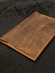 Funda de Piel Auténtica Resistente y Vintage para Portátil de 13/14/15 Pulgadas, Estilo Sobre para Hombre de Negocios, LS-0213 - Product Image 3