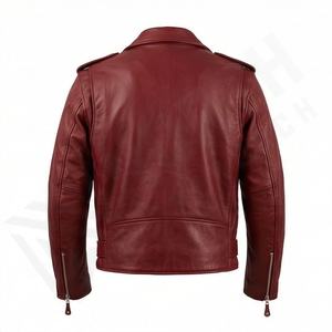 Chaqueta de Motociclista de Cuero Genuino para Hombre de la Mejor Calidad, Nueva Colección de Invierno, Chaquetas de Motocicleta con Protecciones Desmontables Personalizadas - Product Image 2