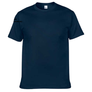 Men's Oversized <b>Black</b> Cotton T-Shirt Short Sleeve O-Neck Casual Jersey <b>Plain</b> Dyed Knitted Solid Color Fit Regular - Product Image 3