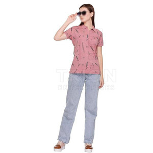 Camiseta Polo Casual de Manga Corta para Mujer, Corte Ajustado, Sublimada, Personalizada - Product Image 2