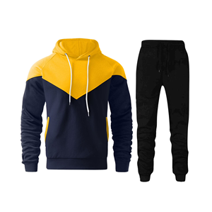 Conjunto de Sudadera con Capucha y Pantalones Deportivos de Punto Multicolor para Hombre, Tallas Grandes, Diseño Personalizado, Transpirable, Ecológico, Informal de Invierno - Product Image 6