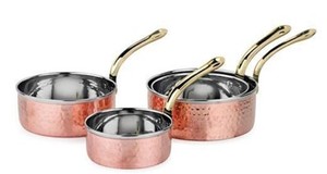 Pure Copper Patila Tin Lining | Handmade Indian Cooking <b>Pot</b> King International Brand Gas <b>Induction</b> Compatible Delhi Manufacturer - Product Image 1