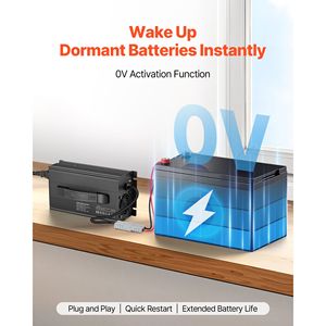 Caricabatterie Intelligente 24V 20A per Batterie al Litio 29.2V AC DC LiFePO4 con Connettore Anderson, Indicatore LED, Attivazione 0V, Ricarica 40A, 14.6V - Product Image 4