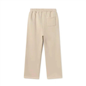 High Quality Medium Wash Casual Joggers Men Midweight Canvas Straight Flared Trousers <b>Elastic</b> Waist Breathable Sweatpants - Product Image 2