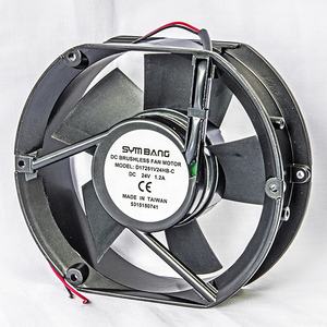Ventilateur axial haute température DC 12/24/48V D17251-C avec roulement à billes OEM 172x151x51mm - Product Image 2