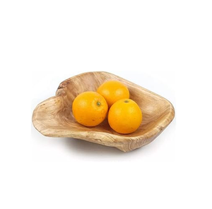 <b>Wooden</b> fruit bowl natural orange use decorative serving dish <b>rustic</b> modern kitchen decor <b>dining</b> <b>table</b> centerpiece home - Product Image 1