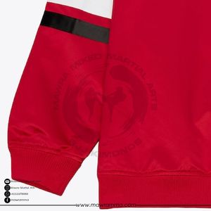 Custom Logo Satin Bomber Jacket Patchwork Embroidery Logo Unisex Oversized Streetwear Blank Letterman Jacket For Unisex - Product Image 5